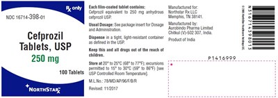 cefprozil-fig1.jpg PACKAGE LABEL-PRINCIPAL DISPLAY PANEL - 250 mg (100 Tablet Bottle) - cefprozil fig1
