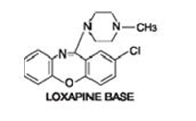 image-1.jpg The structurla formula of Loxapine, a dibenzoxazepine compound, represents a subclass of tricyclic antipsychotic agents, chemically distinct from the thioxanthenes, butyrophenones, and phenothiazines. - image 1