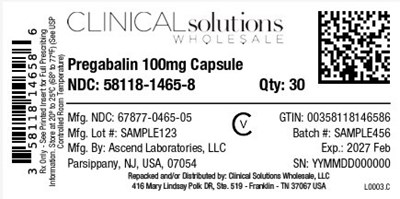Pregabalin 100mg Capsule 30ct Blister Card (Prega 100mg 90s A)