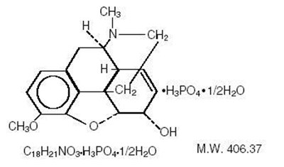 acetaminophen-02.jpg Chemical Structure - Codeine Phosphate - acetaminophen 02