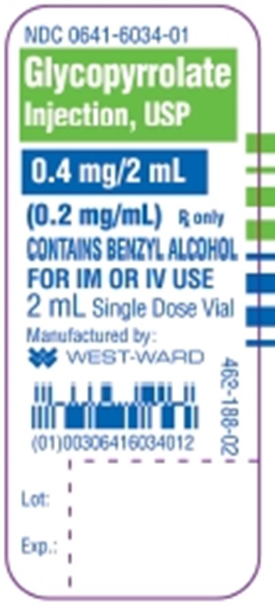 glycopyrrolate-injection-usp-5.jpg Glycopyrrolate Injection, USP 0.4 mg/2 mL (0.2 mg/mL) 2 mL Single Dose Vial - glycopyrrolate injection usp 5