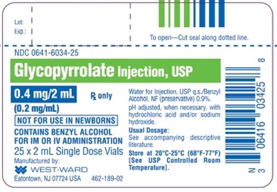 glycopyrrolate-injection-usp-6.jpg Glycopyrrolate Injection, USP 0.4 mg/2 mL (0.2 mg/mL) 25 x 2 mL Single Dose Vials - glycopyrrolate injection usp 6