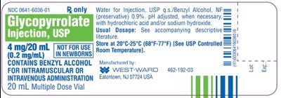 glycopyrrolate-injection-usp-9.jpg Glycopyrrolate Injection, USP 4 mg/20 mL (0.2 mg/mL) 20 mL Multiple Dose Vial - glycopyrrolate injection usp 9