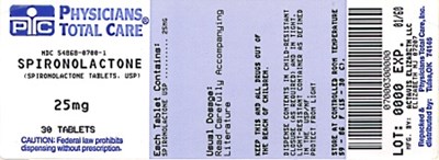Image Of 25 mg Package Label (0700)