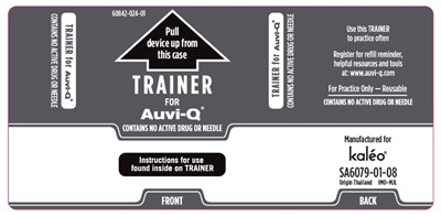 auvi-q-25.jpg Trainer Outer Case Label (Supplied with 0.3 mg and 0.15 mg Auto-Injectors) - auvi q 25