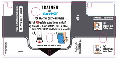 Trainer Device Label (Supplied with 0.3 mg and 0.15 mg Auto-Injectors) - auvi q 26