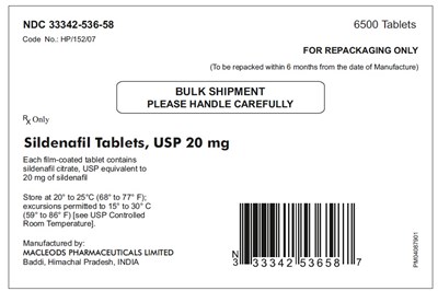 505 (Sildenafil 20mg 6500s)