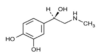 chemical structure - adrenalin 1