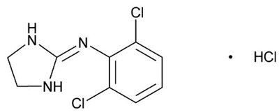 Structure - clonidine structure