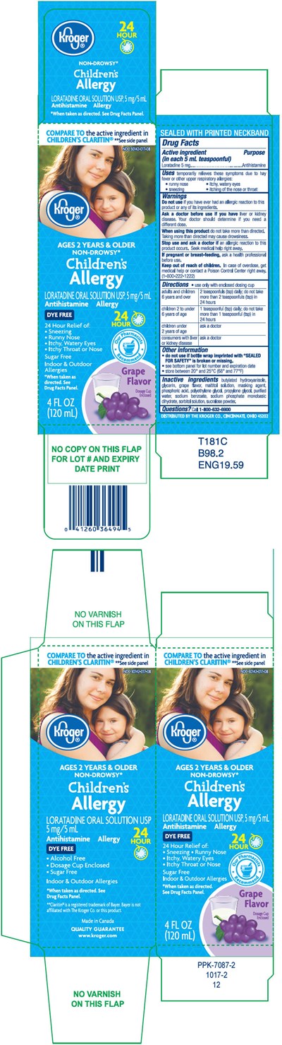 loratadine-01.jpg PRINCIPAL DISPLAY PANEL - 120 mL Bottle Carton - loratadine 01