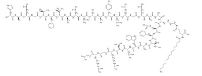Structural Formula (Liraglutide Injection A214568 1)