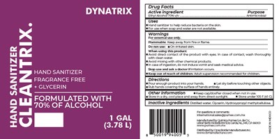 cleantrix-01.jpg PRINCIPAL DISPLAY PANEL - 3.78 L Bottle Label - cleantrix 01