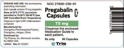 75 mL_90 Capsules - pregabalin capsules 15