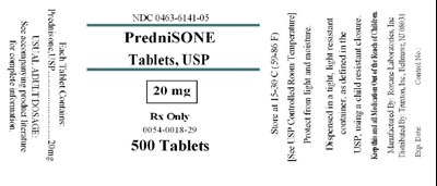 Image Of 20mg Label (Prednisone20mgroxane)