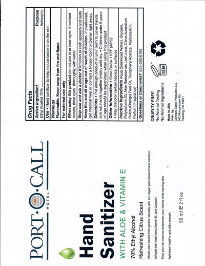 Image Description (Portcall Sanitizer)