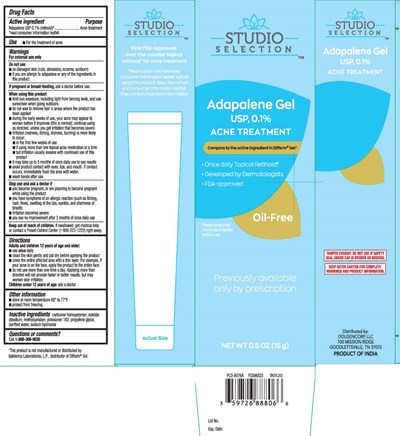 Adapalene Usp 0.1% (retinoid)* *read Consumer Information Leaflet (Adapalene Gel Usp 0 1 Percent 1)