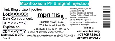 Moxifloxacin.jpg Package Label - Moxifloxacin