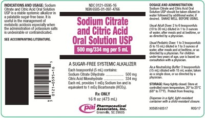 473 mL Bottle Label - sodium citrate 01