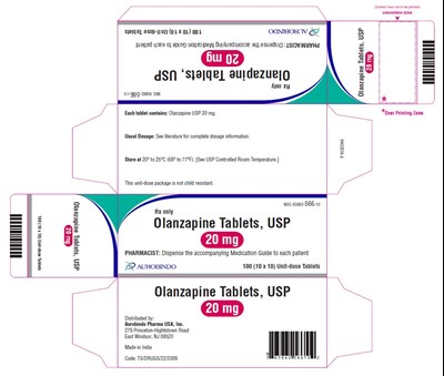 PACKAGE LABEL-PRINCIPAL DISPLAY PANEL - 20 mg Blister Carton (10 x 10 Unit-dose) - olanzapine fig12