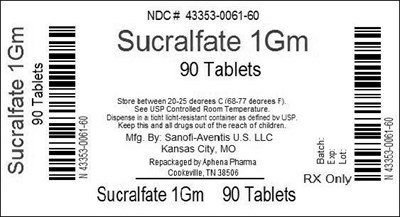 Bottle Label 1gm (43353 061)