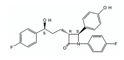 Ezetimibe-structure (Ezetimibe Structure)