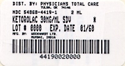 Package Label (4419)