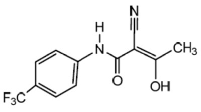 structure - teriflunomide structure