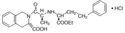 Chemical Structure - accupril 01