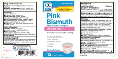 Qc(cdma) Maximum Strength Pink Bismuth Subsalicylate525mg (Peptic Relief Regular Strength Liquid 1)