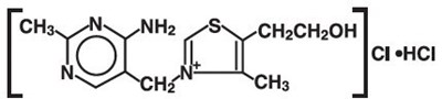 Structural Formula (Thiamine Hydrochloride Injection Usp 1)