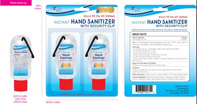 Image Of Bottles (Handsanitizerbottleswithclip)