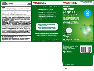 Nicotine Polacrilex Usp, 2 mg (Nicotine 2 mg Sugar Free Mint Maxi Lozenge Rub 1)