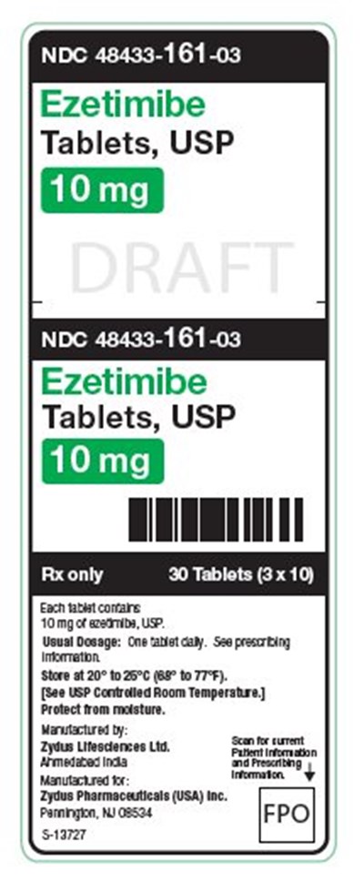 Ezetimibe Tablets, Usp 10 mg Unit Carton Label (Image 01)