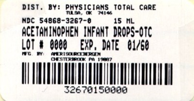 Infants' Pain Relief Concentrated Drops Package Label (3267)