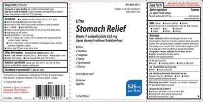 Bismuth Subsalicylate 525 mg (Peptic Relief Ultra Strength No Veegum Liquid 1)