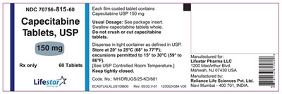 Rev150mg (Newcapecitabine Tablets 150 mg 1200024384 V00)