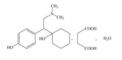 image description - desvenlafaxine tablets structure