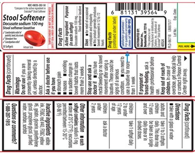 Docusate Sodium 100 mg (Docusate Sodium Single Tone 100 mg Softgels Pat 1)