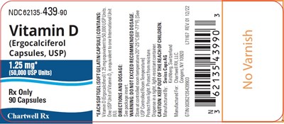 Image Description (Ergocalciferol Caps Usp 1pt25 Bot Label)