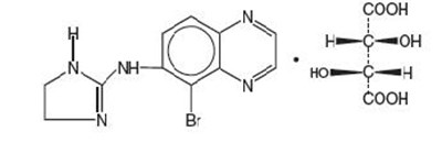 Structural Formula (Brimonidine Tartrate)