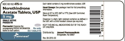 90 Ct. (Norethindrone Acetate Tablets Usp 3)