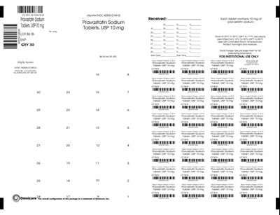 Principal Display Panel (Pravastatin Tabs 8618 8619 8620 8621 3)