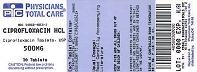 Image Of 500 mg Package Label (4858)