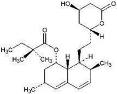 simvastatin-3.jpg Structure - simvastatin 3