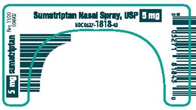 5mg-cl-front - sumatriptan nasal spray usp 10