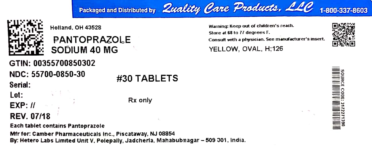Pantoprazole Sodium - Images NDC 55700-850