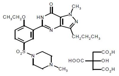 Sildenafil Citrate Structural Formula (Image 02)