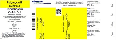 Polymyxin B Sulfate And Trimethoprip Ophth Sol (Carton)