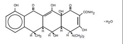 Doxycycline Hyclate Tablets, Usp, Are An Antibacterial Drug Synthetically Derived From Oxytetracycline. The Structural Formula Of Doxycycline Monohydrate Is (Figure 01)