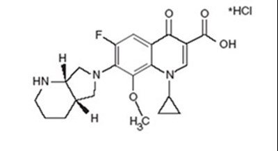 "image Description" (Moxifloxacin Tabs 400mg Structure)